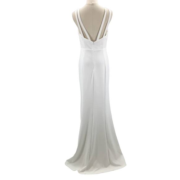 LULU'S SZ M Love Galore White Mermaid Maxi Bridal Wedding Formal Dress NEW B106 - Picture 3 of 10